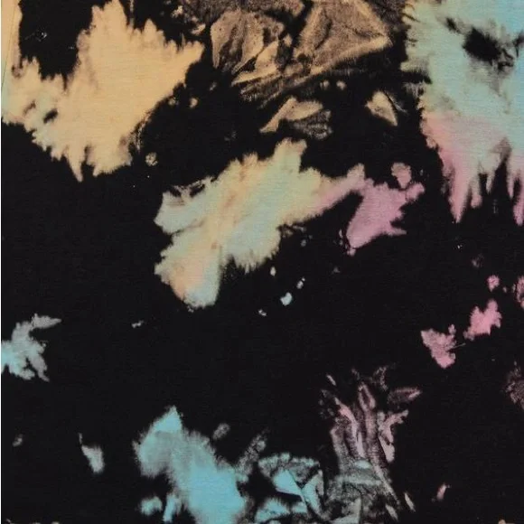 Torrid Mini Super Soft Knits Trapeze V-Neck Dress Tie dye black Plus Size 5X - Picture 15 of 15